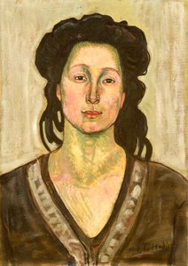 Jeanne Cerani portréja, 1910 alkotó: Ferdinand Hodler