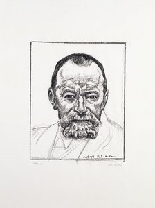 Önarckép, c. 1916-8 alkotó: Ferdinand Hodler