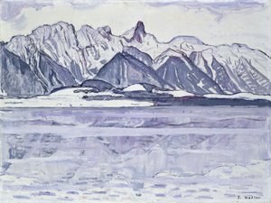 Stockhorn Snowy, 1913-1914 alkotó: Ferdinand Hodler