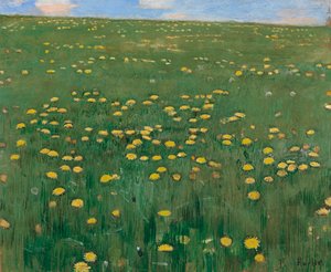 Virágos rét, 1901 körül. alkotó: Ferdinand Hodler