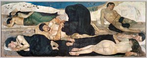 Az éjszaka (olaj, vászon) alkotó: Ferdinand Hodler