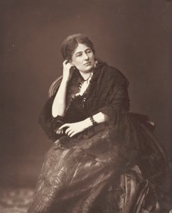 Juliette Lamber, [francia feminista író], c. 1876.