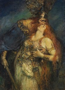 Wotan búcsúja Brunhildétől, c. 1910.