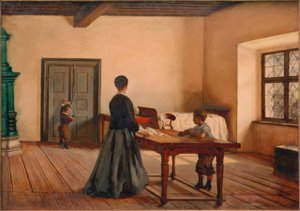 A művész hálószobája alkotó: Ferdinand Mallitsch