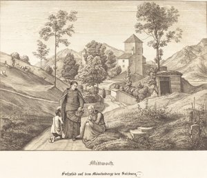 Szerda - Gyalogút a Mönchsberg-öbölben Salzburg (szerda - Gyalogút a Mönchsberge-n Salzburg közelében)