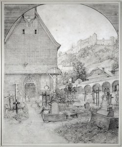 Szent Péter temető Salzburgban, Ausztria ... alkotó: Ferdinand Olivier