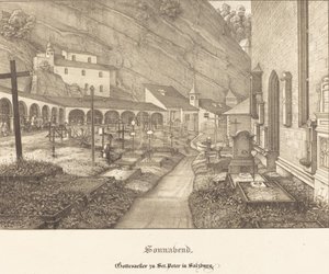 Szombat - Szent Péter temető Salzburgban