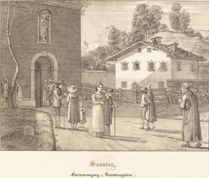 Vasárnap – Berchtesgaden melletti templomba járás