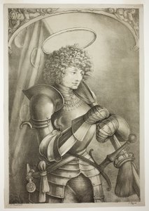 Szent György páncélban alkotó: Ferdinand Piloty