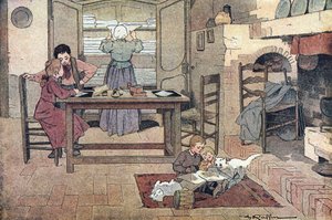 Otthoni munka (házi feladat, olvasás és háztartási munka), Imagier de l