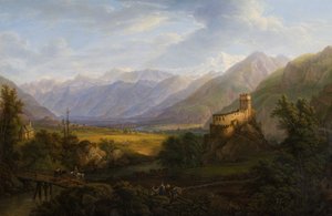 A Glurnsertal az Adigével Tirolban alkotó: Ferdinand Runk