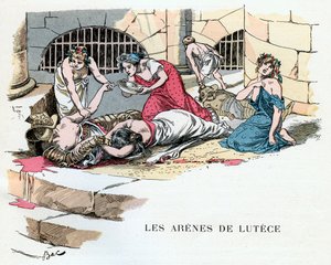Lutetia arénái, 1870-1950. alkotó: Ferdinand Sigismund Bac
