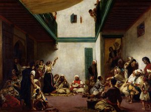 Zsidó esküvő Marokkóban, 1841