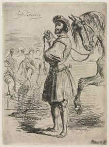 Egy Úr I. Ferenc idejében, 1833. alkotó: Ferdinand Victor Eugene Delacroix