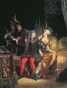 VI. Károly (1380-1422) és Odette de Champdivers, 1824-26 körül alkotó: Ferdinand Victor Eugene Delacroix