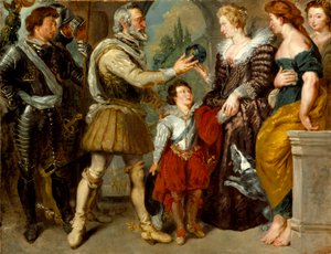 IV. Henrik a kormányzóságot Marie deMedicire ruházza (Rubens nyomán), 1830–1834 alkotó: Ferdinand Victor Eugene Delacroix