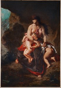 Medea furieuse - Haragos Medea ... alkotó: Ferdinand Victor Eugene Delacroix