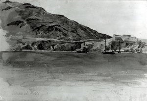 Mers El-Kebir, Algéria (wc papíron) (bw fotó) alkotó: Ferdinand Victor Eugene Delacroix