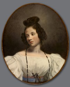 Miss. Alexandrine-Julie de la Boutraye, 1832-1834 körül alkotó: Ferdinand Victor Eugene Delacroix