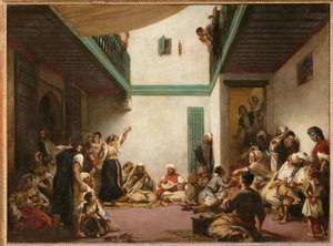 Zsidó esküvő Marokkóban ... alkotó: Ferdinand Victor Eugene Delacroix