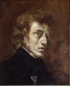 Frederic Chopin portréja alkotó: Ferdinand Victor Eugene Delacroix