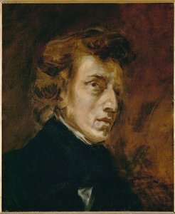 Frederic Chopin portréja ... alkotó: Ferdinand Victor Eugene Delacroix
