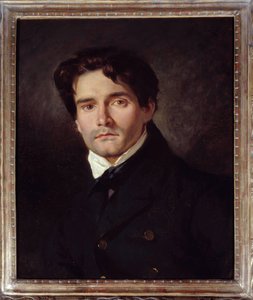 Louis Riesener festő portréja alkotó: Ferdinand Victor Eugene Delacroix