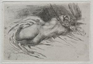 Tanulmány egy nőről hátulról, 1833. alkotó: Ferdinand Victor Eugene Delacroix