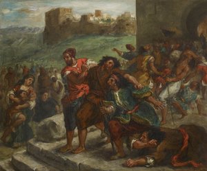 Tanger fanatikusai, 1857 alkotó: Ferdinand Victor Eugene Delacroix