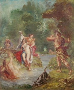 A négy évszak, nyár: Diana és Actaeon, 1862 alkotó: Ferdinand Victor Eugene Delacroix