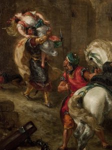 Rebecca megerőszakolása alkotó: Ferdinand Victor Eugene Delacroix