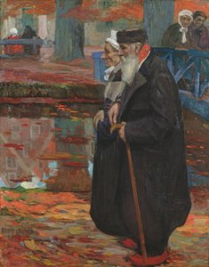 Az öreg pár, 1907 alkotó: Fernand Allard L