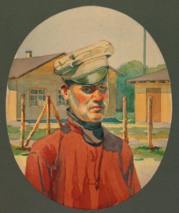 Egy orosz fogoly Moszkvából Gustrowba alkotó: Fernand Barbier