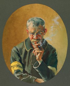 Egy észak-franciaországi civil fogoly, Gustrow alkotó: Fernand Barbier