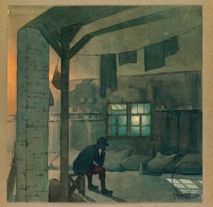 Millot őrködik, Gustrow alkotó: Fernand Barbier