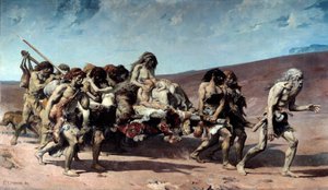 Cain, részlet. Illusztráció Victor Hugo „The Legend of the Siecles” című regényéhez. Fernand Cormon (1845-1924) festménye