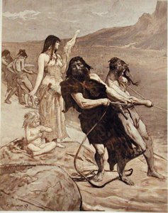 Tóparti horgászat alkotó: Fernand Cormon