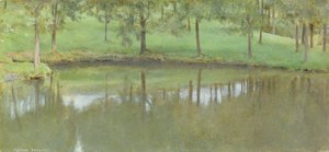 Fosset; Still Water, 1894 körül alkotó: Fernand Khnopff