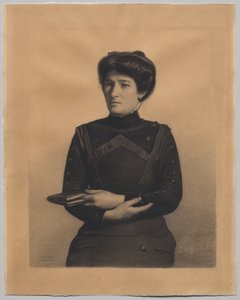Madame Jules Ricard portréja, született Augustine Bulteau alkotó: Fernand Khnopff