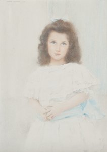Egy Renée Lambert de Rothschild portréja, a Lambert bank alapítójának lánya, 1907 alkotó: Fernand Khnopff
