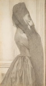 Fátyol alkotó: Fernand Khnopff