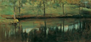 állóvíz alkotó: Fernand Khnopff