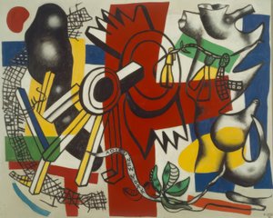 Viszlát, New York! alkotó: Fernand Leger