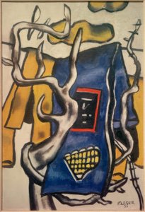 Kék takaró a tájban alkotó: Fernand Leger