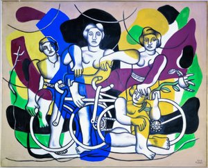 A kerékpárosok alkotó: Fernand Leger