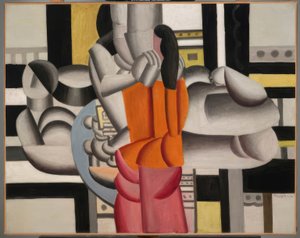 Három nő és csendélet (Dejeuner)  alkotó: Fernand Leger