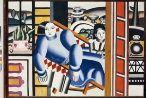 Nő gyermekkel alkotó: Fernand Leger
