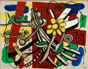 Sárga virág alkotó: Fernand Leger