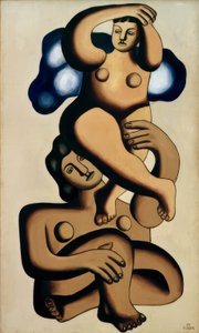 Kompos 2 papagájjal (tanulmány) alkotó: Fernand Leger