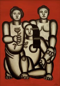Három nővel való kompozíció alkotó: Fernand Leger